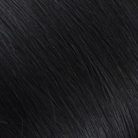 Deep Black #1 | Remy Human Hair Extension