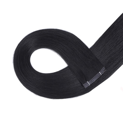 Deep Black #1 | Remy Human Hair Extension