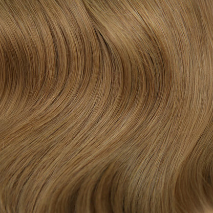 Castaño claro natural n.° 8 | Extensión de cabello humano Remy